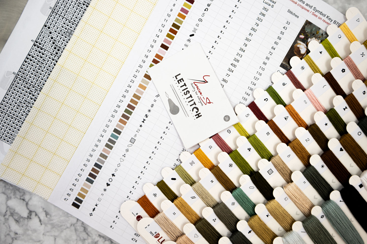 Cross Stitch Kit Luca-S GOLD -The Magnolia Dew, B713