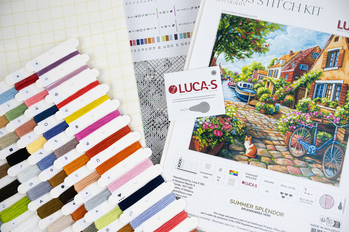 Cross Stitch Kit Luca-S - Summer Splendor, BU5078