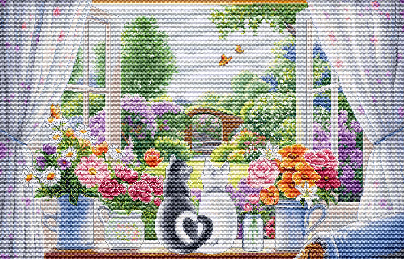 Cross Stitch Kit Luca-S - The Window of Dreams, BU5088