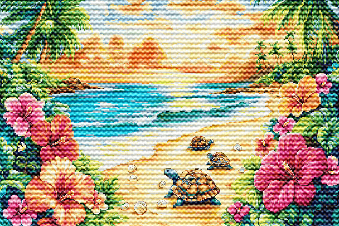 Cross Stitch Kit Luca-S - Tropical Summer, BU5089