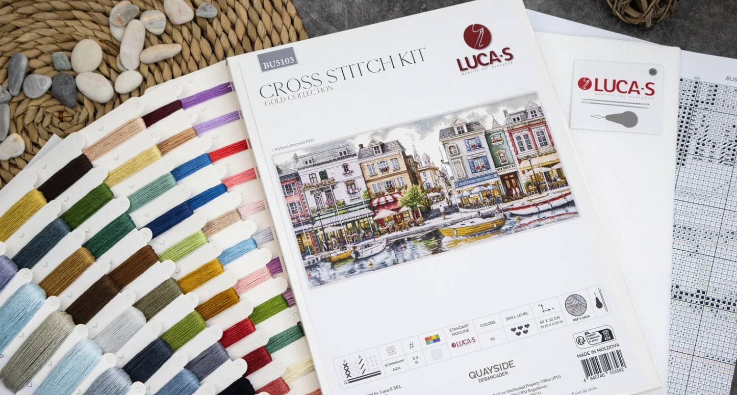 Cross Stitch Kit Luca-S - Quayside, BU5103