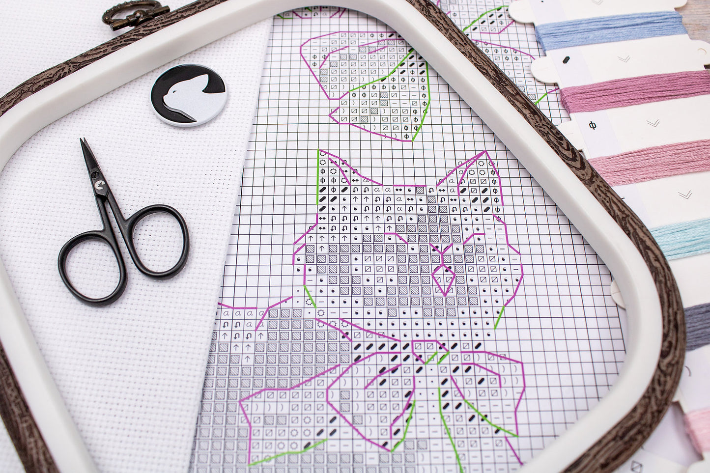 Cross Stitch Kit LetiStitch - L8801 Pink Dreams