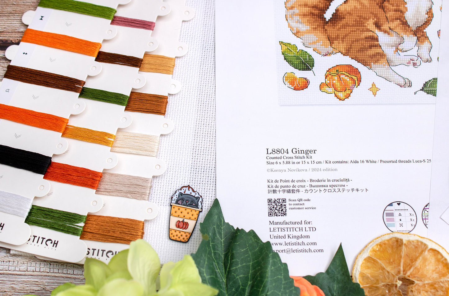 Cross Stitch Kit LetiStitch - L8804 Ginger