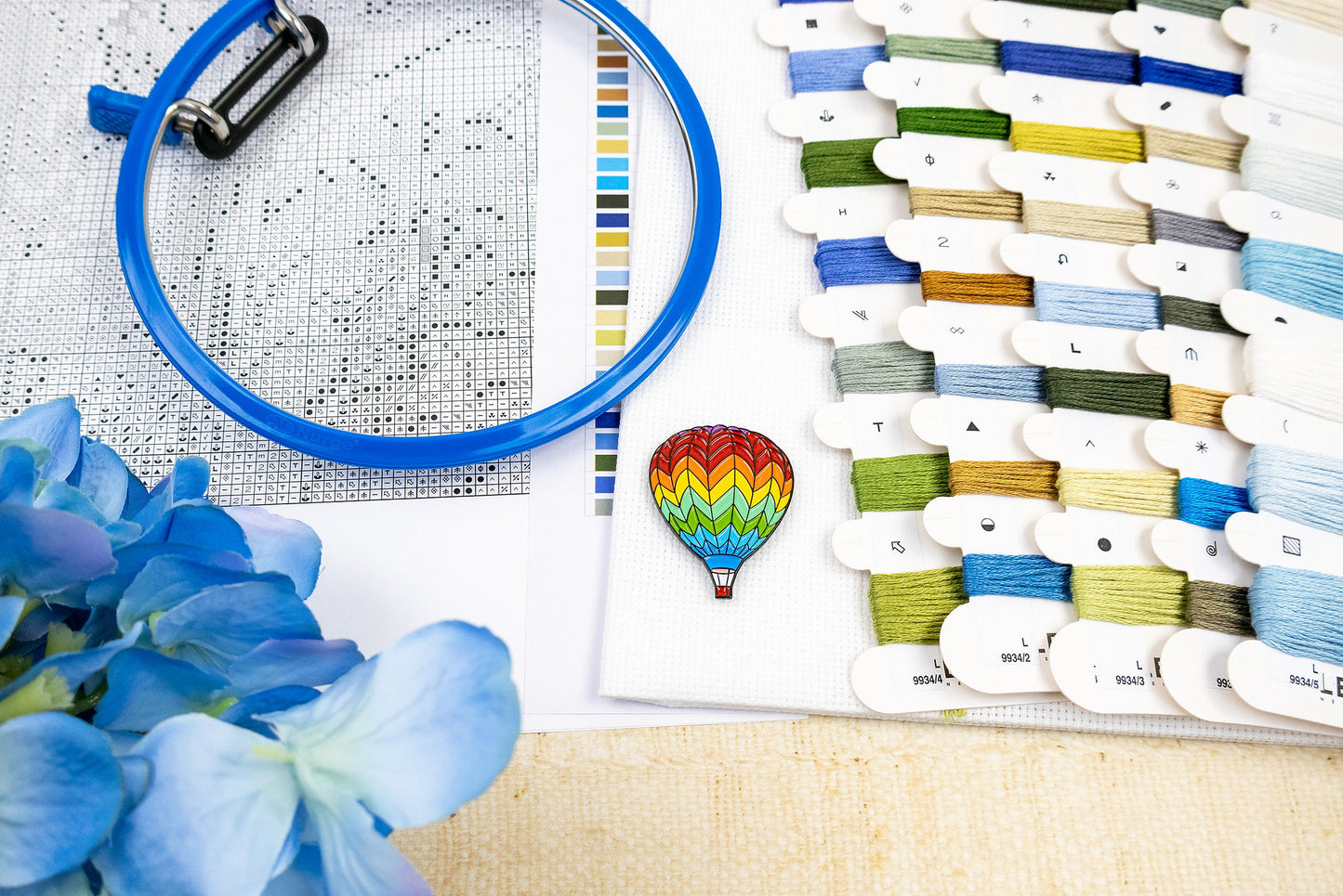 Cross Stitch Kit LetiStitch - L9934 Blue Harmony