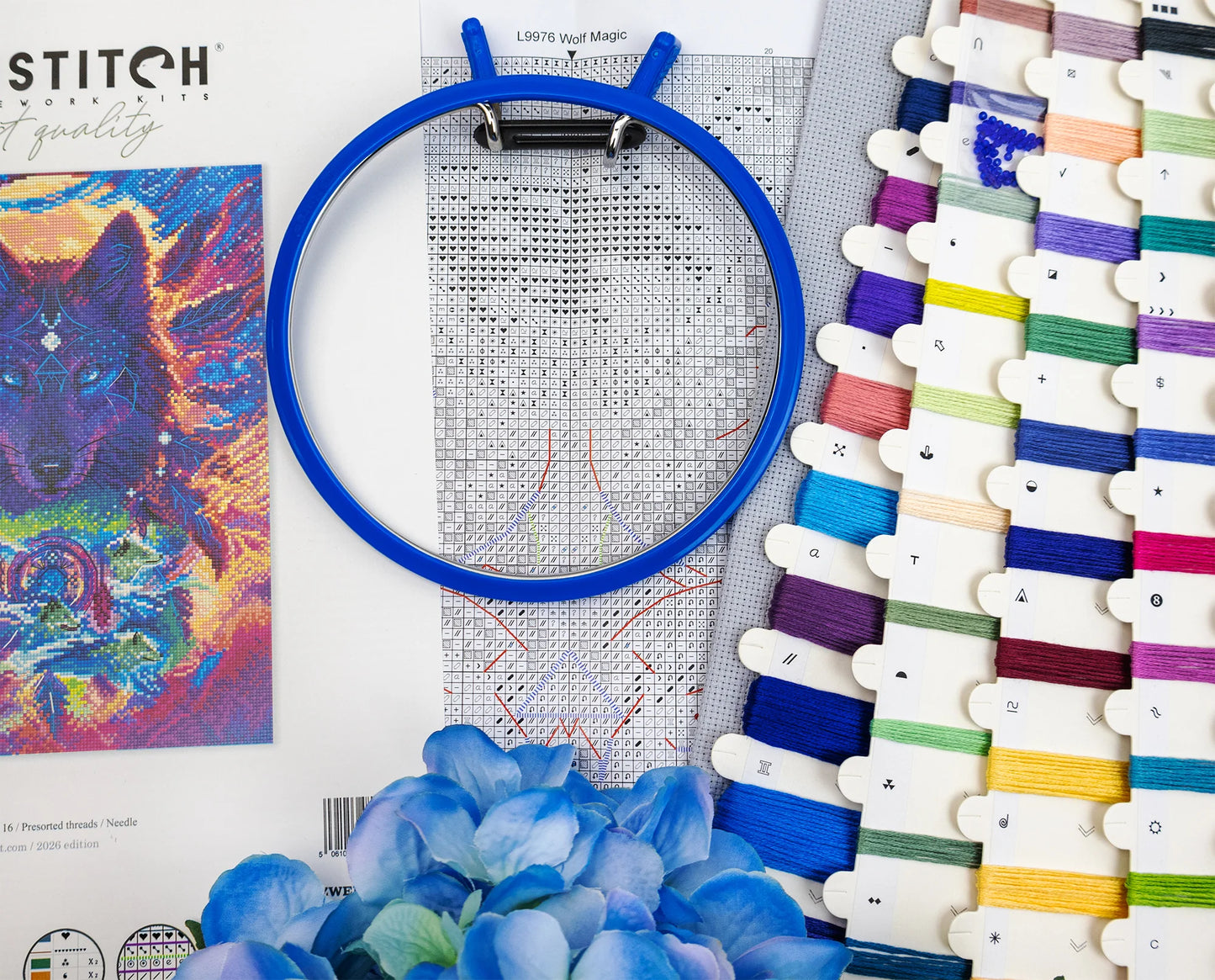 Cross Stitch Kit Letistitch - L9976 Wolf Magic