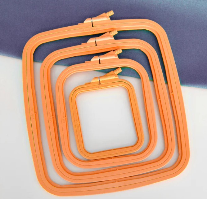 Nurge Square Hoop - Orange