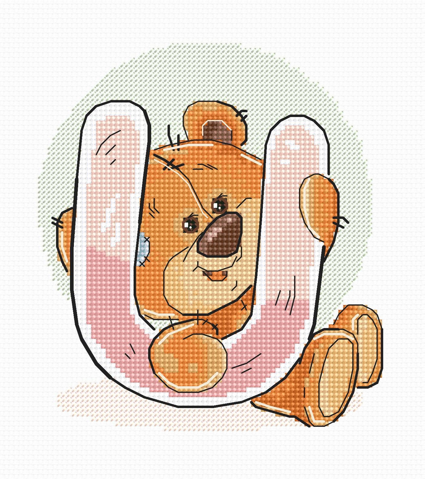 Cross Stitch Kit Alphabet - Luca-S Kit - Letter âUâ B1222 - Luca-S Cross Stitch Kits