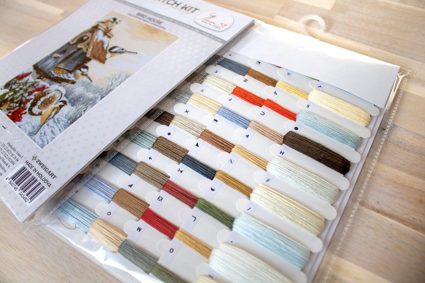 Cross Stitch Kit Luca-S - Bird House, BU4021 - Luca-S Cross Stitch Kits