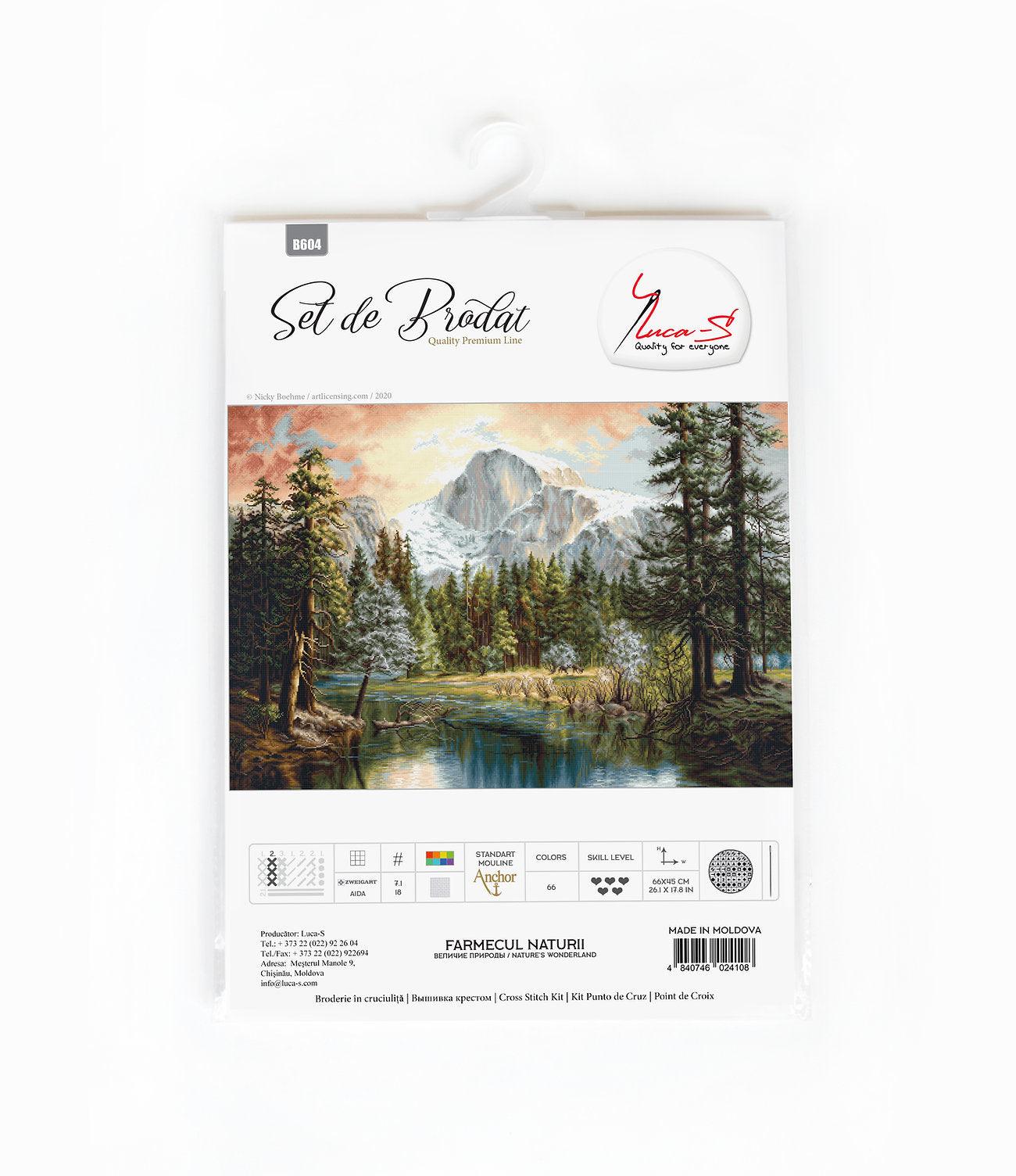 Cross Stitch Kit Luca-S - Natureâs Wonderland - HobbyJobby