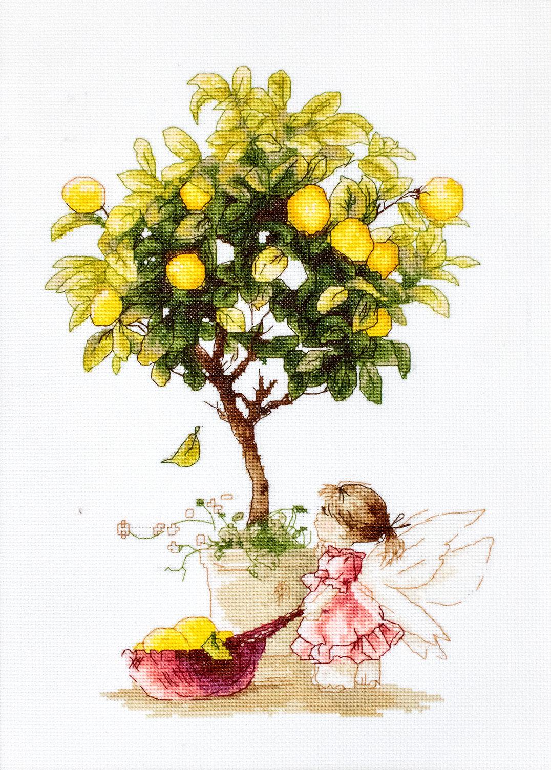 Cross Stitch Kit Luca-S - The Lemon Fairy, B1111 - Luca-S