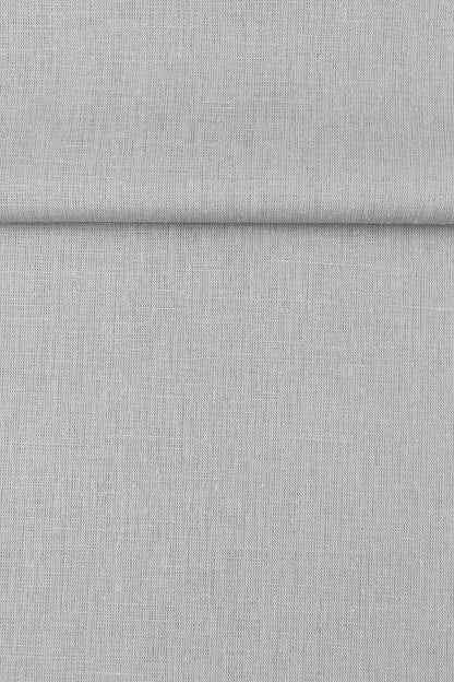 Tessuto Luca-S Naturale Puro Lino Stropicciato Colore Grigio