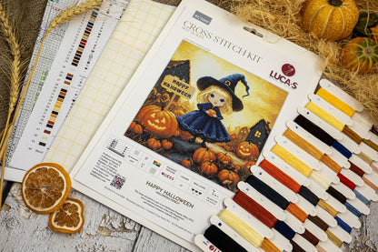 Kit punto croce Luca-S - Buon Halloween, BU5069