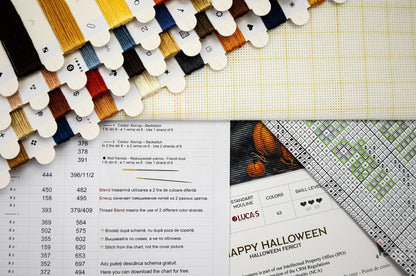 Kit punto croce Luca-S - Buon Halloween, BU5069