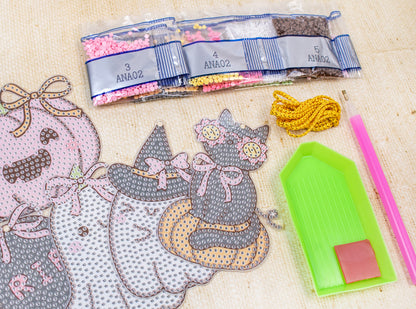 480-800 Boo Crew Ornaments / Diamond Painting Kit
