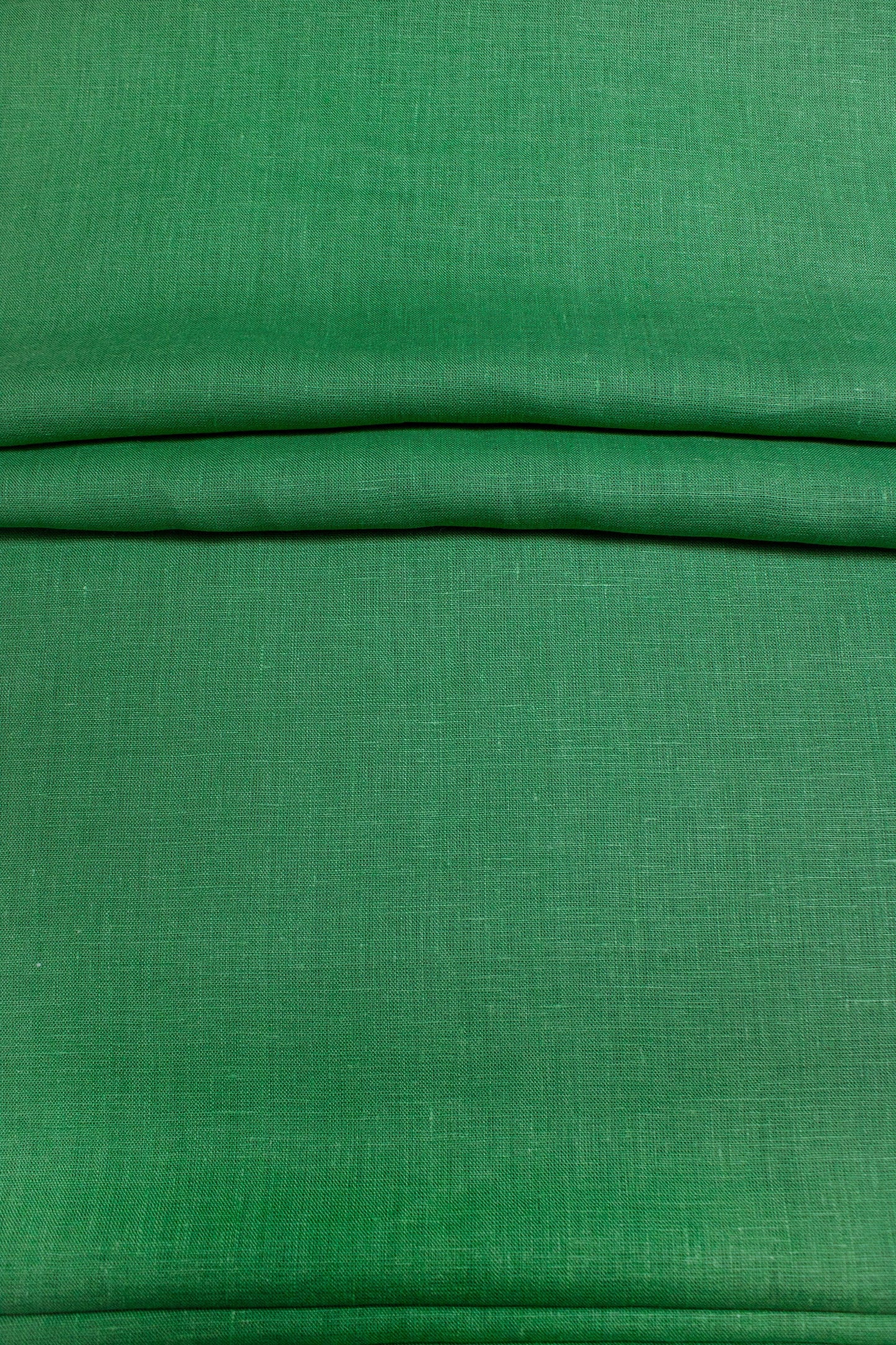 Luca-S Pure Natural 100% Linen Soft Fabric Grass Green Color