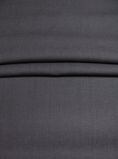 Luca-S Pure Natural 100% Lino Tessuto Morbido Colore Grigio Cenere