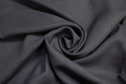 Luca-S Pure Natural 100% Linen Soft Fabric Ash Grey Color