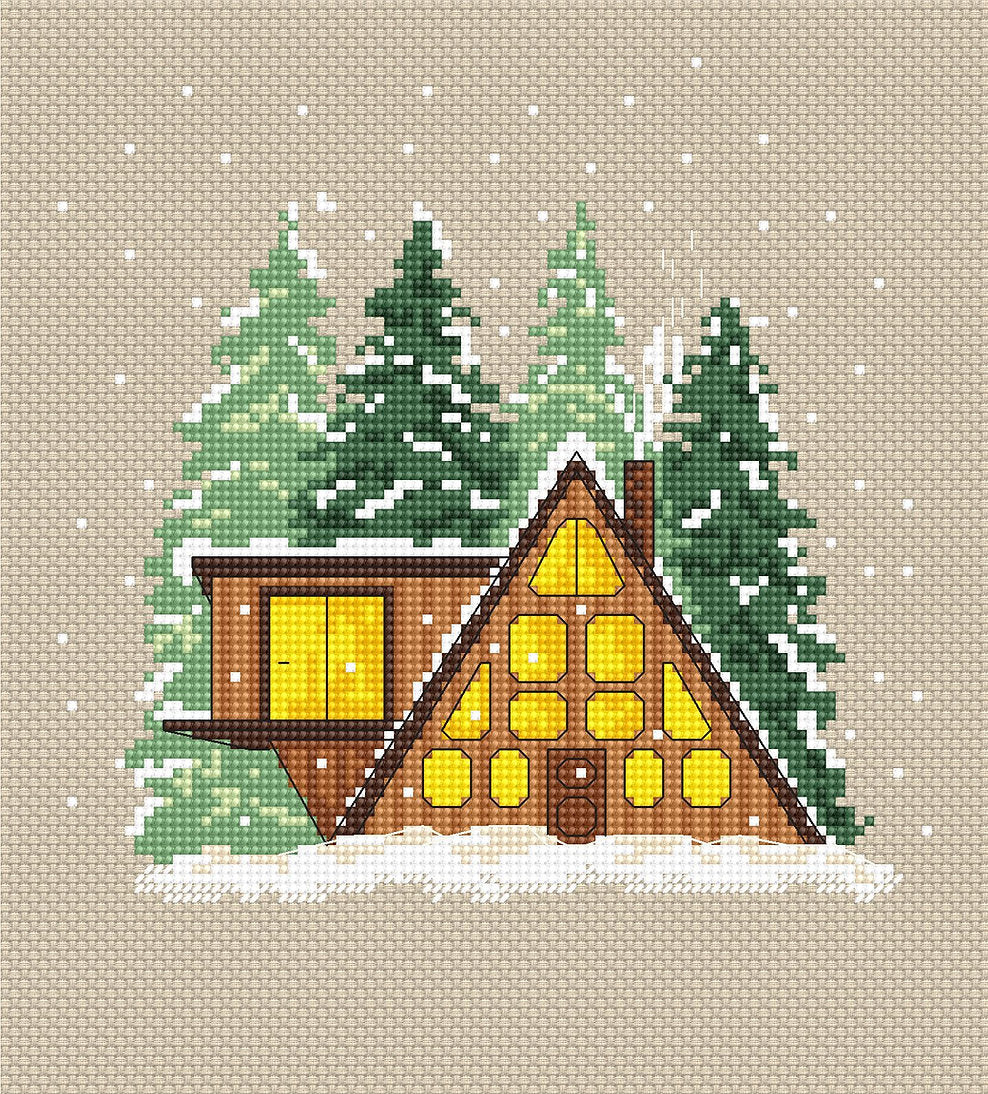 Silent Night - Cross Stitch Pattern AVA P002