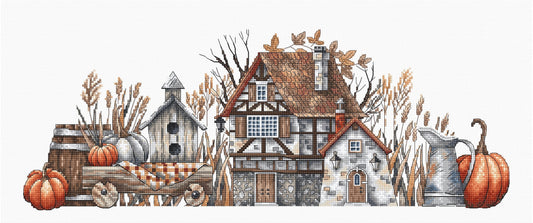 Autumn Rural Charm - Cross Stitch Kit AVA P008