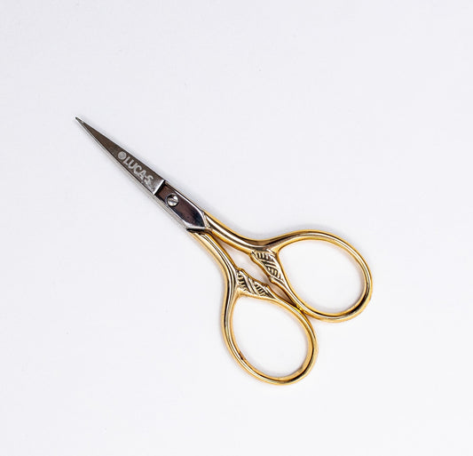 Luca-S Embroidery Scissors Gold