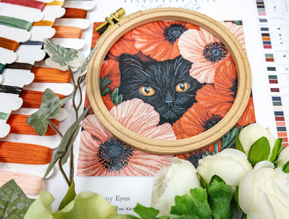 L9949 Poppy Eyes - Cross Stitch Kit Letistitch