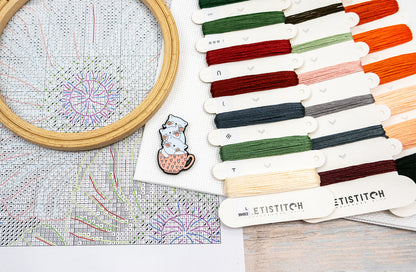 L9949 Poppy Eyes - Cross Stitch Kit Letistitch
