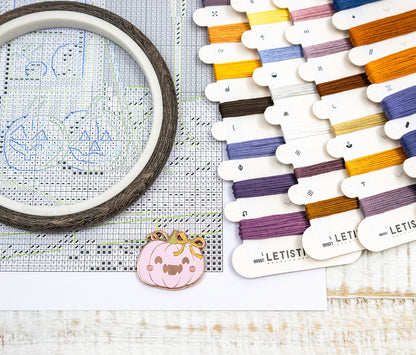 L9950 Pumpkin Lane - Kit de point de croix Letistitch
