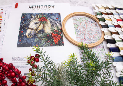 L9955 Winter Horse - Cross Stitch Kit Letistitch