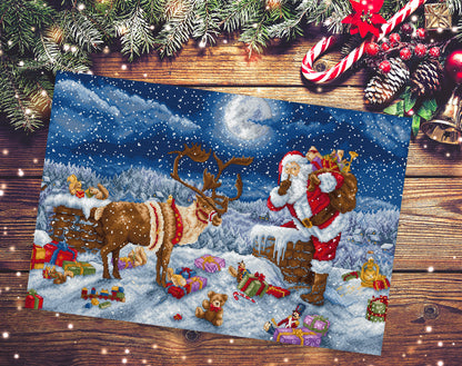 L9958 Cadeau Nuit Douce - Kit de point de croix Letistitch