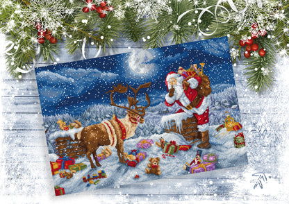 L9958 Cadeau Nuit Douce - Kit de point de croix Letistitch