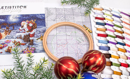 L9958 Cadeau Nuit Douce - Kit de point de croix Letistitch