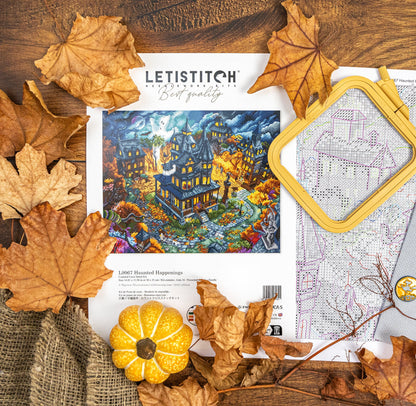 L9967 Haunted Happenings - Cross Stitch Kit Letistitch