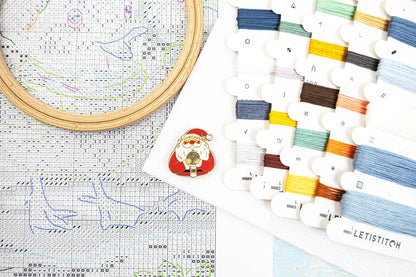 Kit de point de croix LETISTITCH - L9968 Canetons de Noël