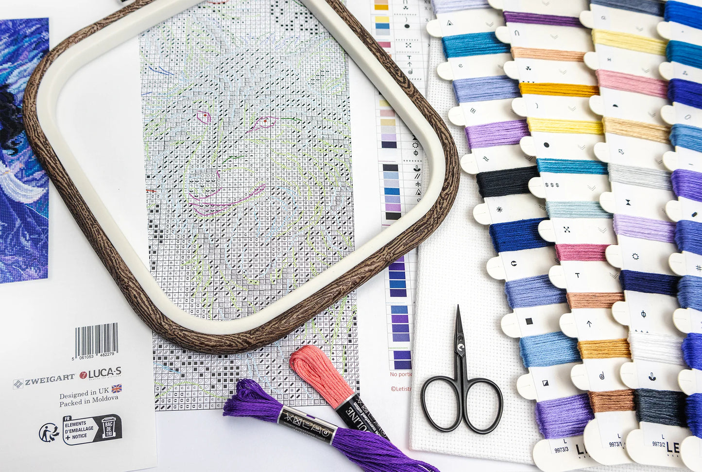 Kit punto croce LETISTITCH - L9973 Incantatrice artica