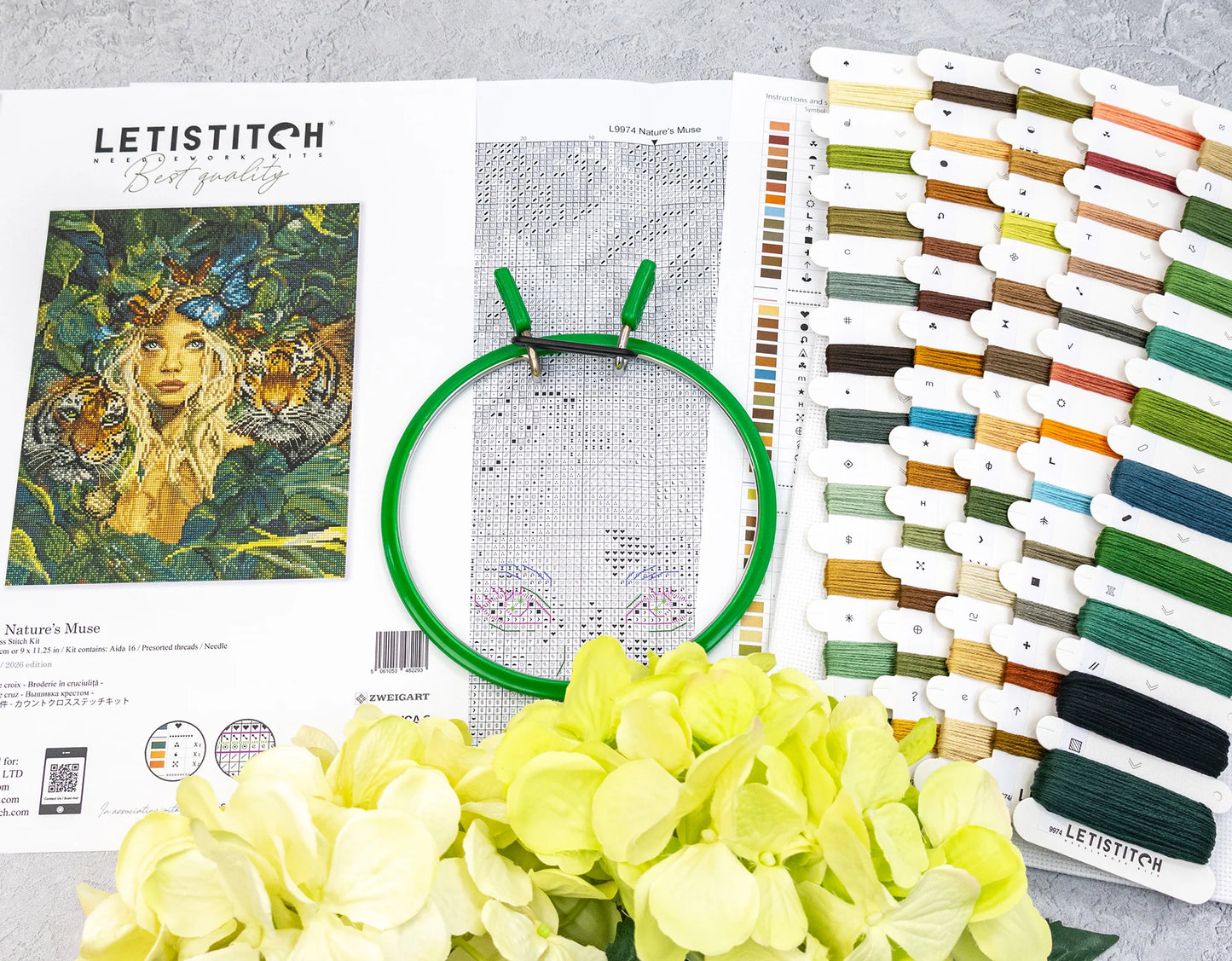 Kit punto croce LETISTITCH - L9974 Musa della Natura