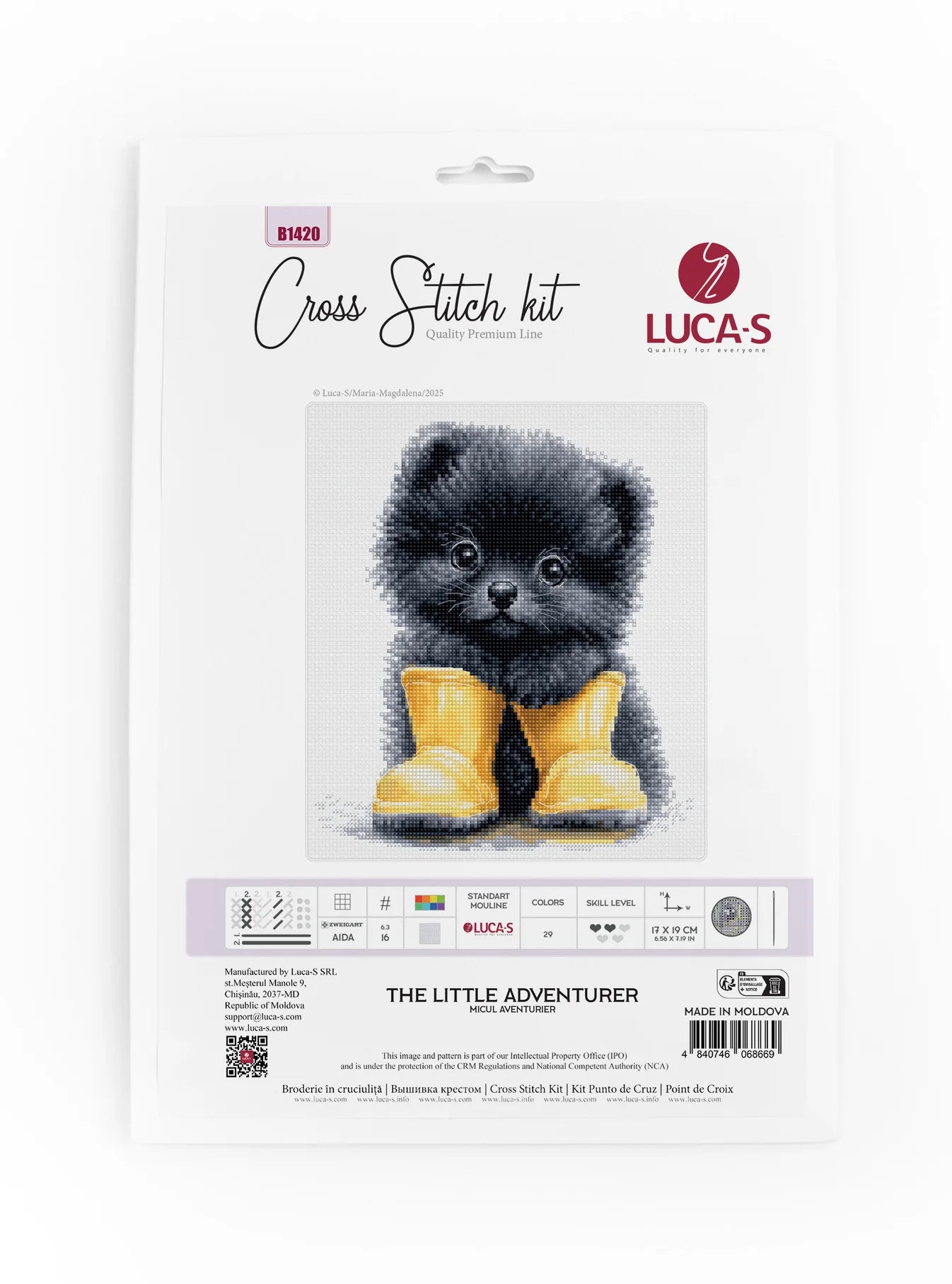 Cross Stitch Kit Luca-S - The Little Adventurer, B1420