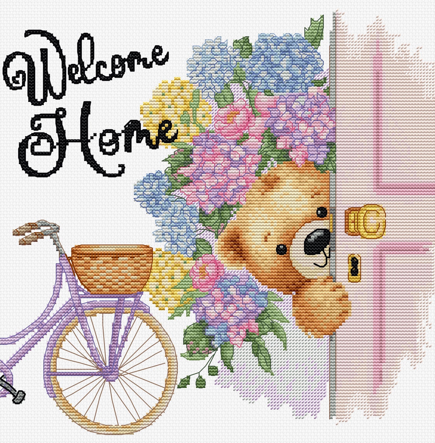 Cross Stitch Kit Luca-S -Welcome Home B1433