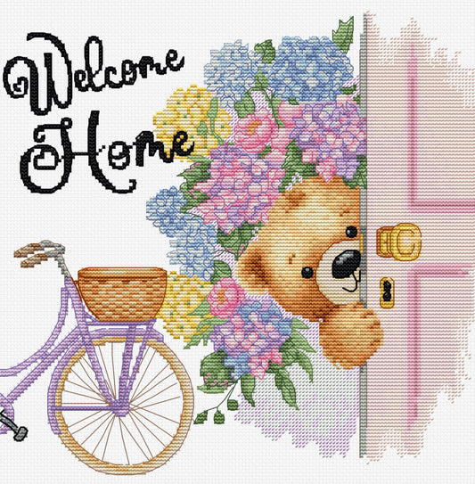 Cross Stitch Kit Luca-S -Welcome Home B1433