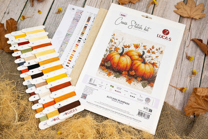 Kit punto croce Luca-S - Zucca autunnale, B1434