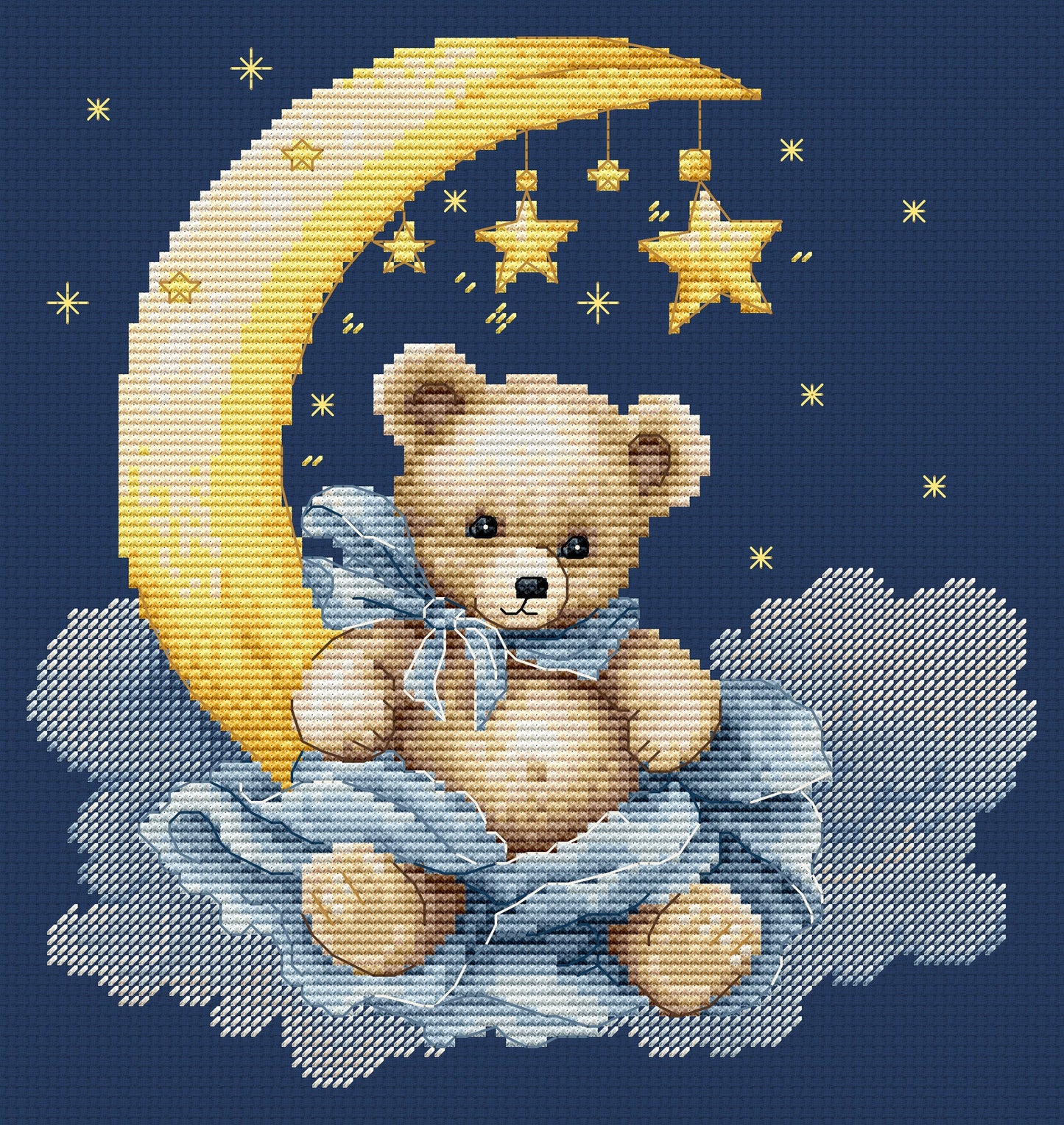 Cross Stitch Kit Luca-S - The Universe of a Teddy Bear, B1436