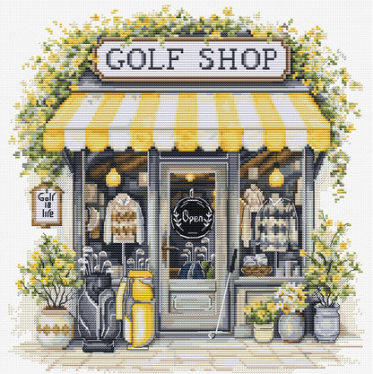 Kit punto croce Luca-S - Golf Shop, B1438