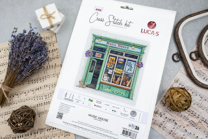 Kit punto croce Luca-S - Music House, B1440