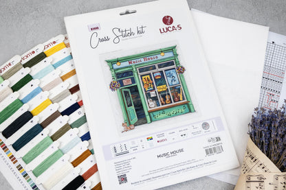 Kit punto croce Luca-S - Music House, B1440