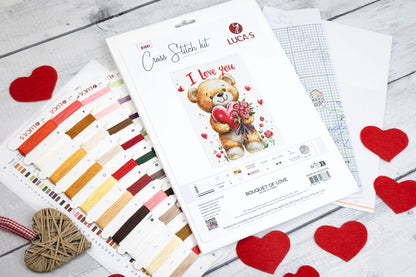 Kit punto croce Luca-S - Bouquet d'amore, B1441 