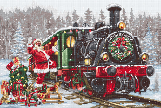 Cross Stitch Kit Luca-S - Santa`s Express, B2397