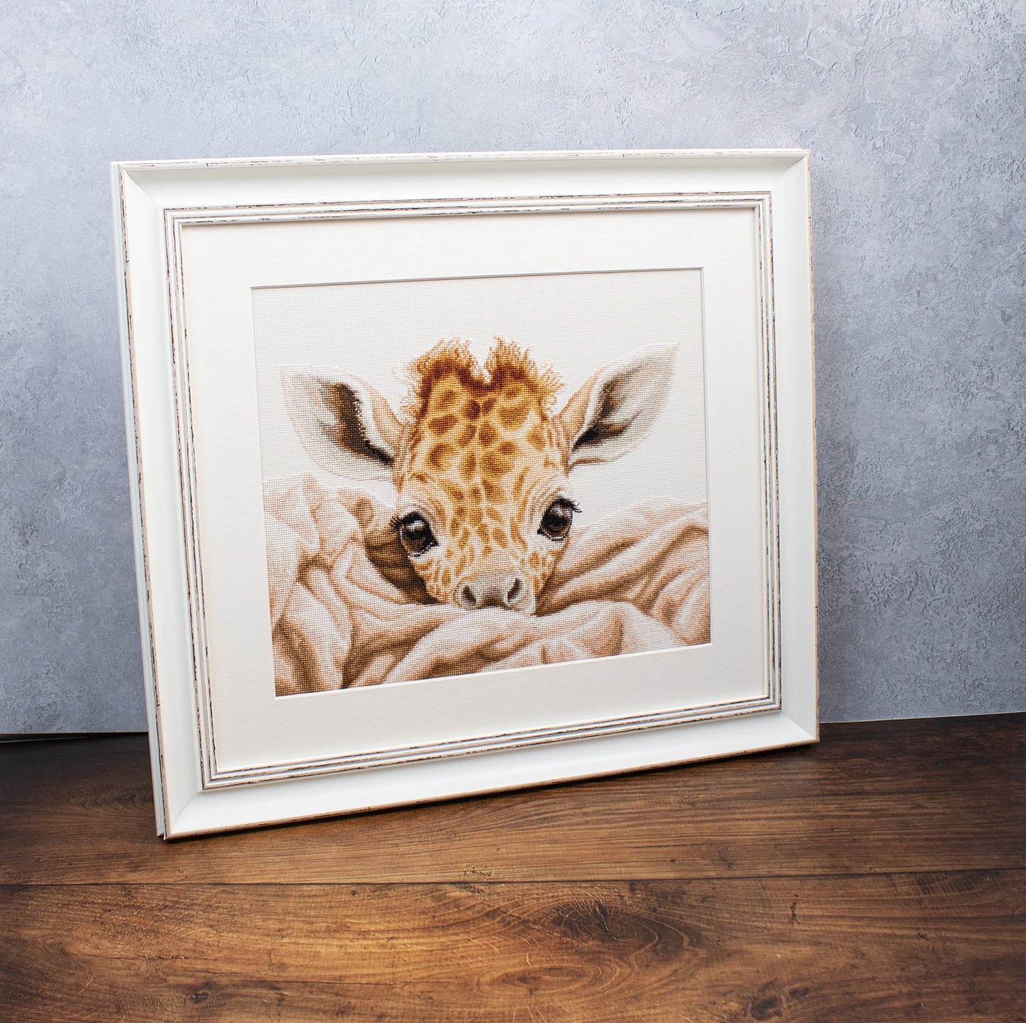 Cross Stitch Kit Luca-S - The Baby Giraffe, B2425