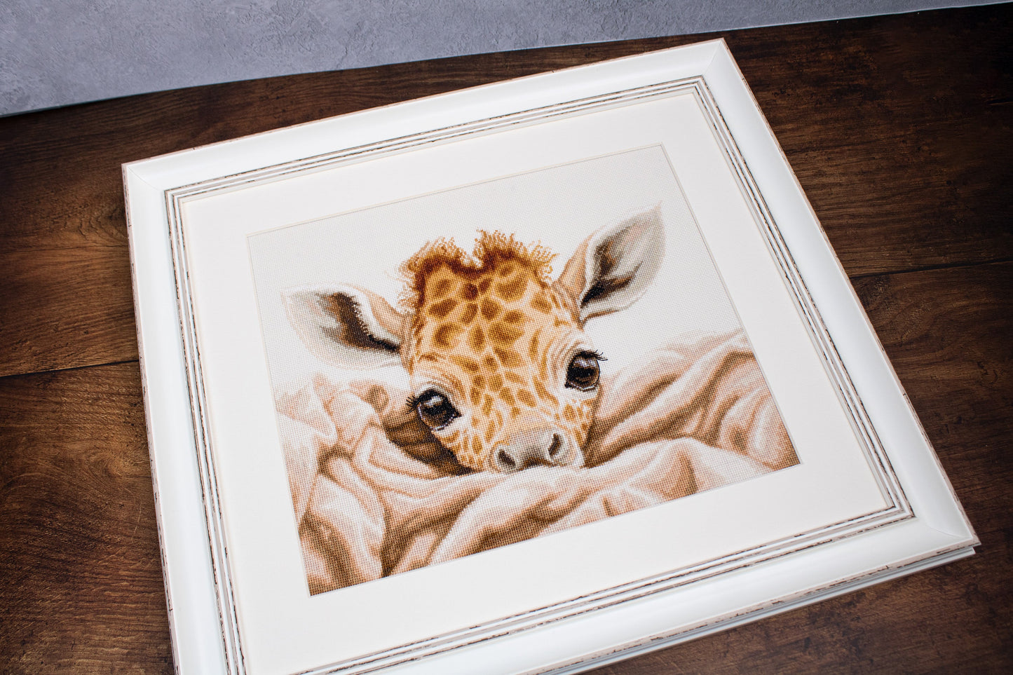 Cross Stitch Kit Luca-S - The Baby Giraffe, B2425