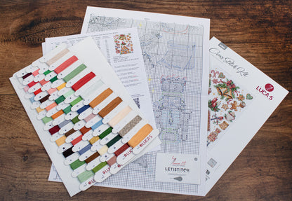 Cross Stitch Kit Luca-S -Christmas Composition, B7031