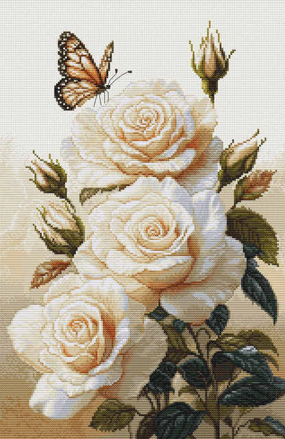 Kit punto croce Luca-S - Il profumo delle rose, B7056