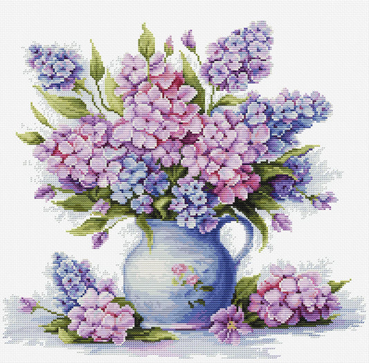 Kit Punto Croce Luca-S - La fioritura della fragile speranza, B7059